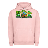Pigment Salmon st patricks trucks Urban Hoodie - FaDigitalArtStudio