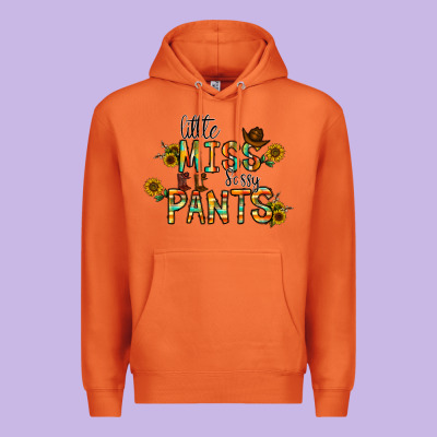 Little Mıss Sassy Pants Premium Hoodie Designed By Cowhidedigitalart