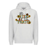 Dove Grey little mıss sassy pants Premium Hoodie - CowhideDigitalArt
