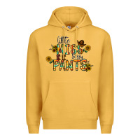 Mustard little mıss sassy pants Premium Hoodie - CowhideDigitalArt