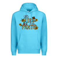 Ocean Blue little mıss sassy pants Premium Hoodie - CowhideDigitalArt