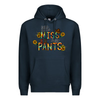 Navy little mıss sassy pants Premium Hoodie - CowhideDigitalArt