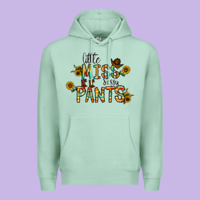 Little Mıss Sassy Pants Premium Hoodie Designed By Cowhidedigitalart