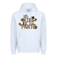 White little mıss sassy pants Premium Hoodie - CowhideDigitalArt
