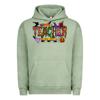 Pigment Oil Green teacher halloween Urban Hoodie - RacoonDesign