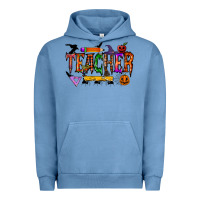 Pigment Pebble Blue teacher halloween Urban Hoodie - RacoonDesign