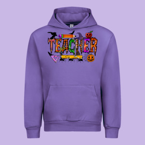 Teacher Halloween Urban Hoodie Designed By Racoondesign