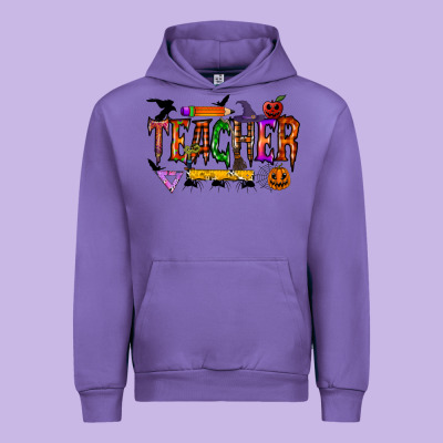 Teacher Halloween Urban Hoodie Designed By Racoondesign