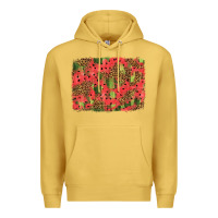 Antique Gold watermelon leopard pattern background Premium Hoodie - HRA Design Shop