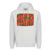 Dove Grey watermelon leopard pattern background Premium Hoodie - HRA Design Shop