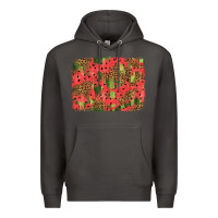 Smoke watermelon leopard pattern background Premium Hoodie - HRA Design Shop