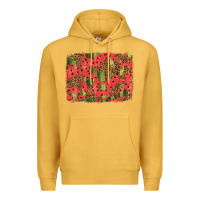 Mustard watermelon leopard pattern background Premium Hoodie - HRA Design Shop