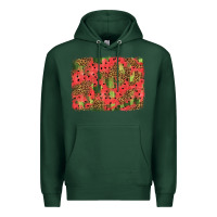 Sports Green watermelon leopard pattern background Premium Hoodie - HRA Design Shop