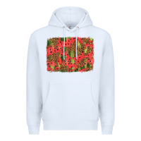 White watermelon leopard pattern background Premium Hoodie - HRA Design Shop