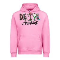 Fuchsia Pink dentalassistant Urban Hoodie - CowhideDigitalArt