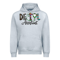 Heather Grey dentalassistant Urban Hoodie - CowhideDigitalArt