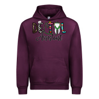 Mauve Wine dentalassistant Urban Hoodie - CowhideDigitalArt
