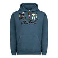 Pigment Midnight Navy dentalassistant Urban Hoodie - CowhideDigitalArt
