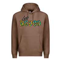 Chestnut let's rodeo Premium Hoodie - CowhideDigitalArt