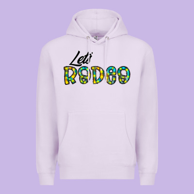 Let's Rodeo Premium Hoodie Designed By Cowhidedigitalart