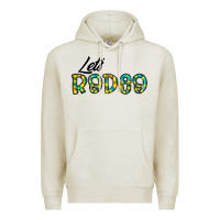 Oatmeal Heather let's rodeo Premium Hoodie - CowhideDigitalArt