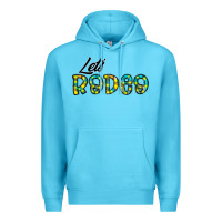 Ocean Blue let's rodeo Premium Hoodie - CowhideDigitalArt