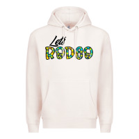 Pale Pink let's rodeo Premium Hoodie - CowhideDigitalArt