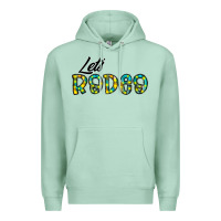 Seafoam let's rodeo Premium Hoodie - CowhideDigitalArt