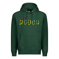 Sports Green let's rodeo Premium Hoodie - CowhideDigitalArt