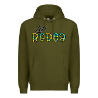 Army Green let's rodeo Premium Hoodie - CowhideDigitalArt