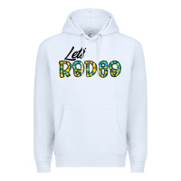 White let's rodeo Premium Hoodie - CowhideDigitalArt