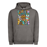 Pigment Tornado Chillin with my peeps Easter Urban Hoodie - OliviaCreatesArt