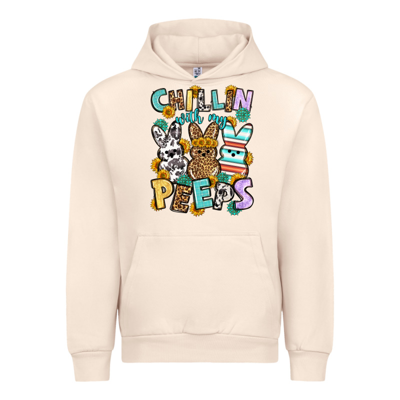 Chillin With My Peeps Easter Urban Hoodie by OliviaCreatesArt | Teevron