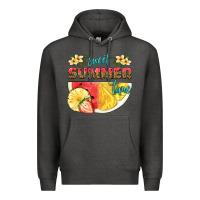 Charcoal Heather sweet summer time Premium Hoodie - HRA Design Shop