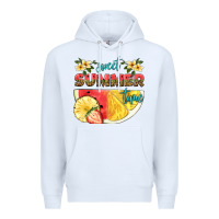 White sweet summer time Premium Hoodie - HRA Design Shop