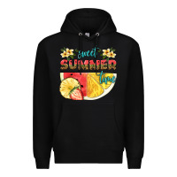 Black sweet summer time Premium Hoodie - HRA Design Shop