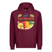 Burgundy sweet summer time Premium Hoodie - HRA Design Shop