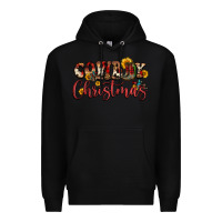 Black cowboy christmas Premium Hoodie - FaDigitalArtStudio
