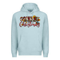 Blue Mist cowboy christmas Premium Hoodie - FaDigitalArtStudio