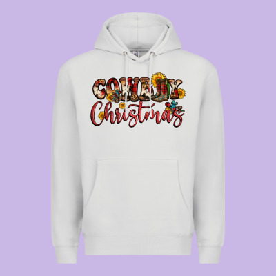 Cowboy Christmas Premium Hoodie Designed By Fadigitalartstudio