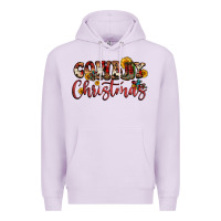 Lilac cowboy christmas Premium Hoodie - FaDigitalArtStudio