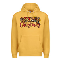 Mustard cowboy christmas Premium Hoodie - FaDigitalArtStudio