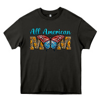 Asphalt All American Mom Butterfly Heavy Core Tee - LillyAllenDesigns