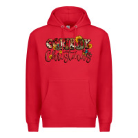 Red cowboy christmas Premium Hoodie - FaDigitalArtStudio