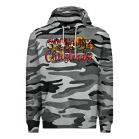 Slate Camo cowboy christmas Premium Hoodie - FaDigitalArtStudio