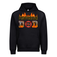 Black firefighter dad Urban Hoodie - HRA Design Shop