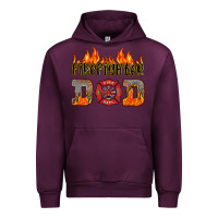 Mauve Wine firefighter dad Urban Hoodie - HRA Design Shop