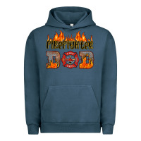 Pigment Midnight Navy firefighter dad Urban Hoodie - HRA Design Shop