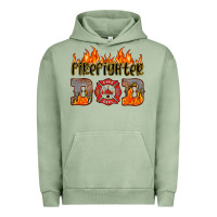 Pigment Oil Green firefighter dad Urban Hoodie - HRA Design Shop
