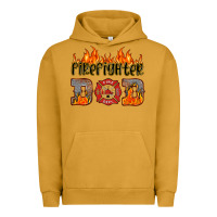Pigment Peanut Butter firefighter dad Urban Hoodie - HRA Design Shop